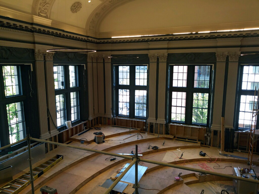 Silverman Hall work in progress